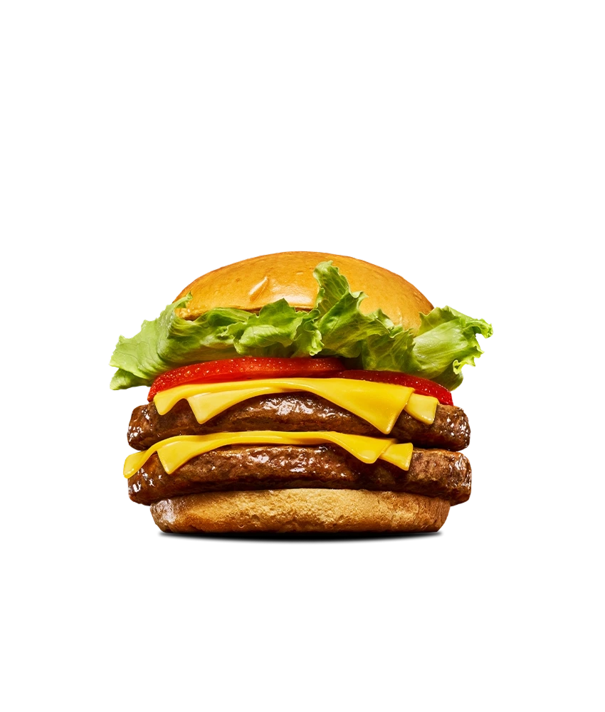Hamburguesa doble carne doble queso