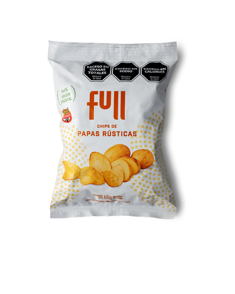 Chips de papas rústicas